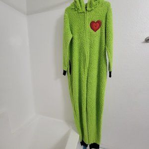 Dr. Seuss' The Grinch Christmas Adult Unisex Onesie Pajamas